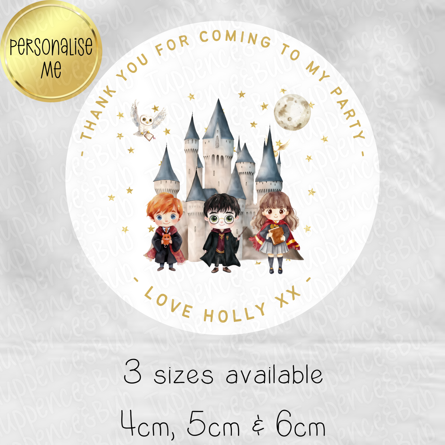 Wizard School Themed Stickers