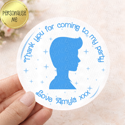 Ken Inspired Stickers - Perfect for Party Cones - Sweet Cones