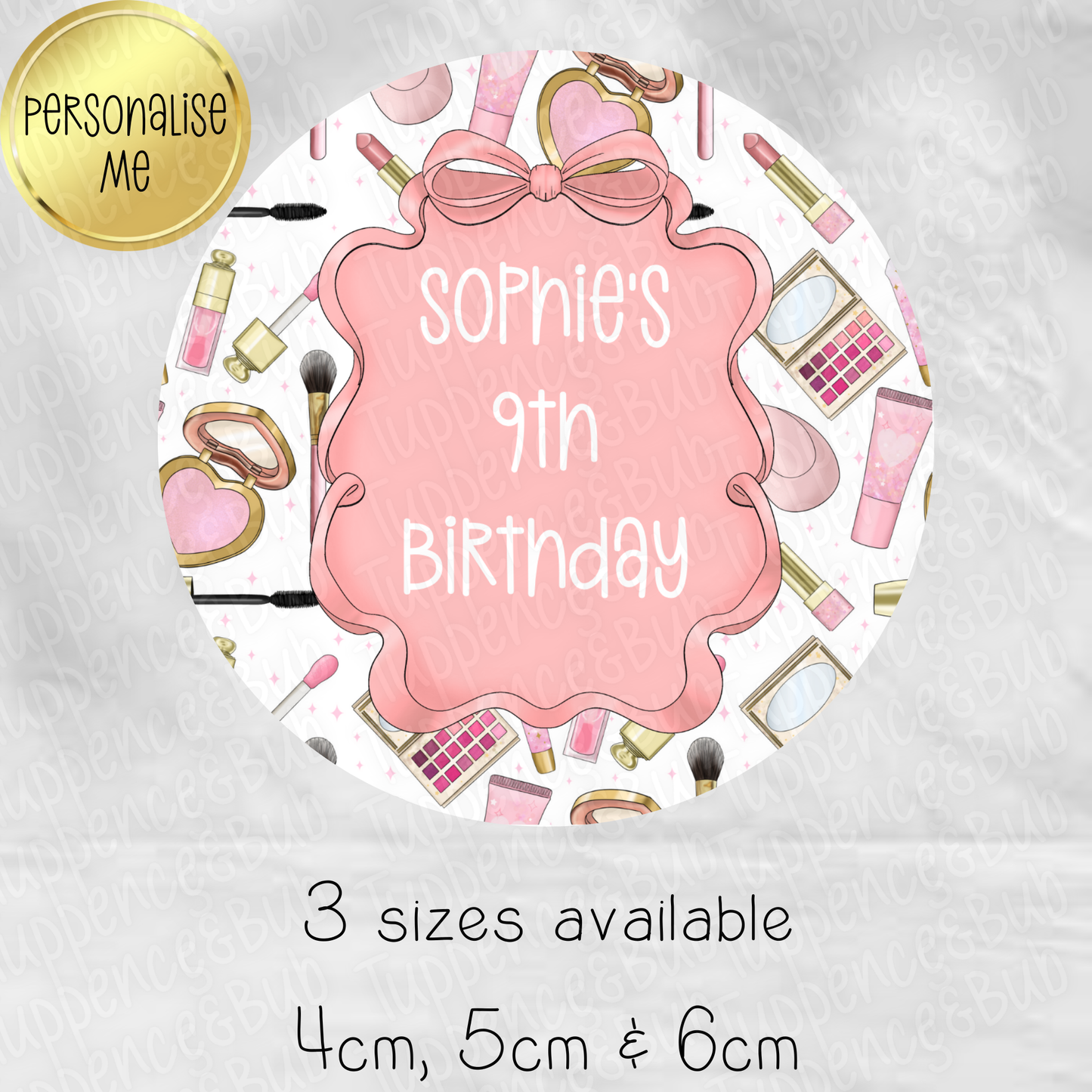 Make Up Themed Stickers