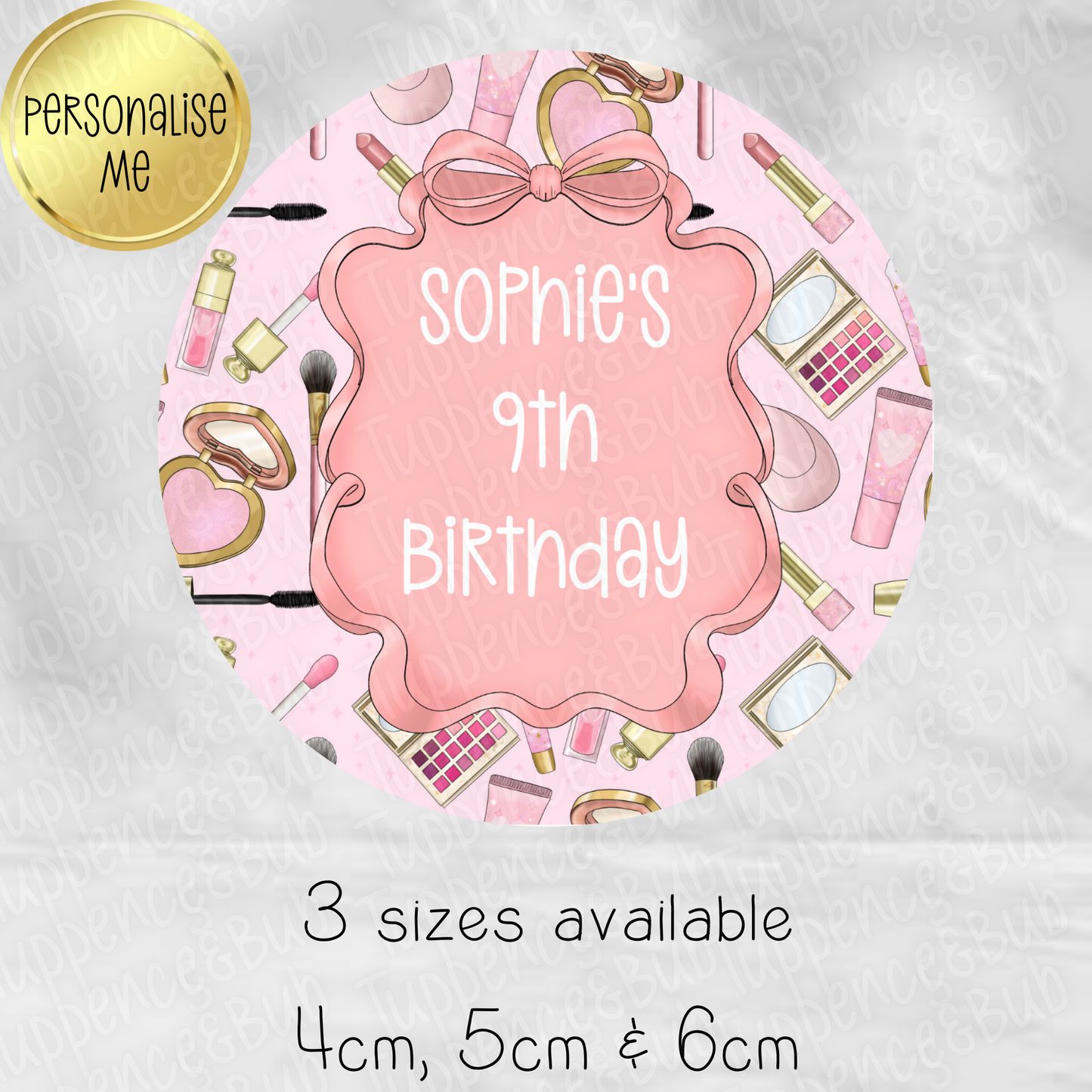 Make Up Themed Stickers