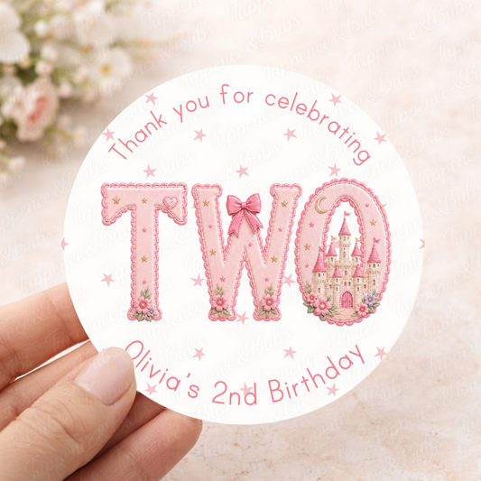 Princess Castle Themed Stickers