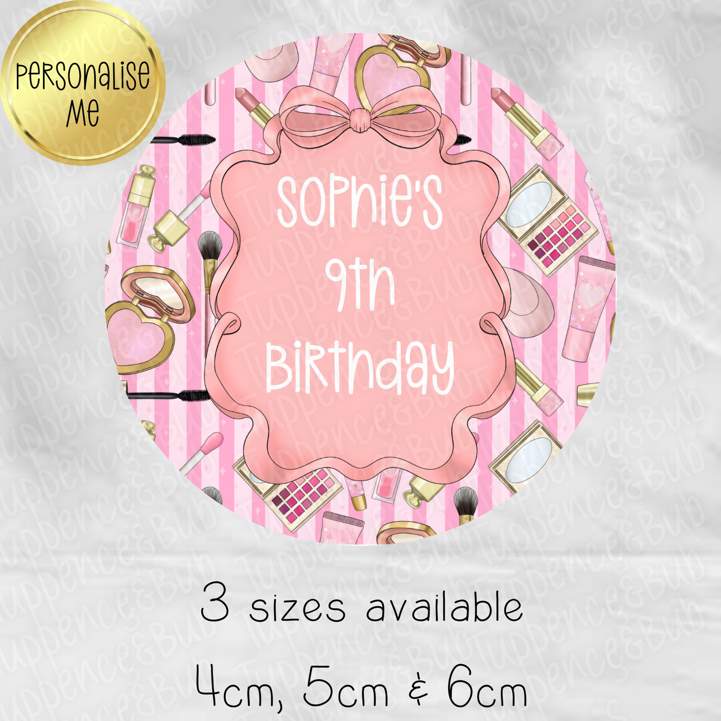 Make Up Themed Stickers