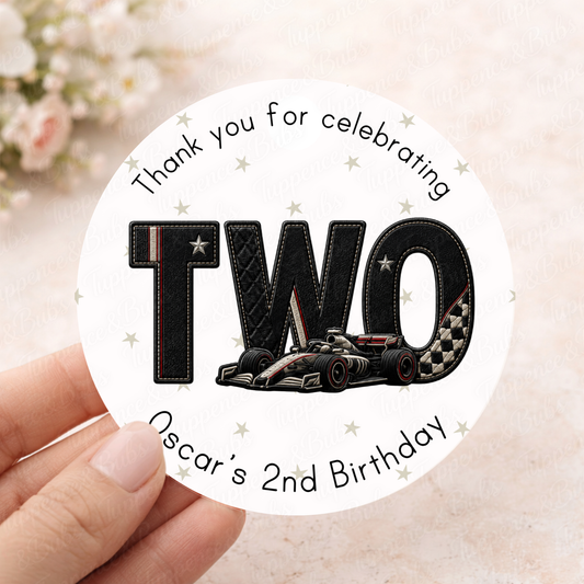 Racing Car Themed Stickers