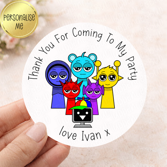 Sprunki Inspired Stickers
