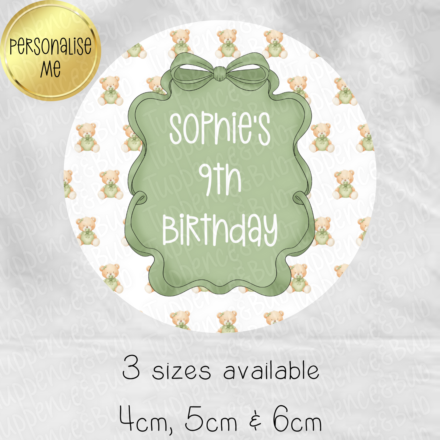 Bear Themed Stickers