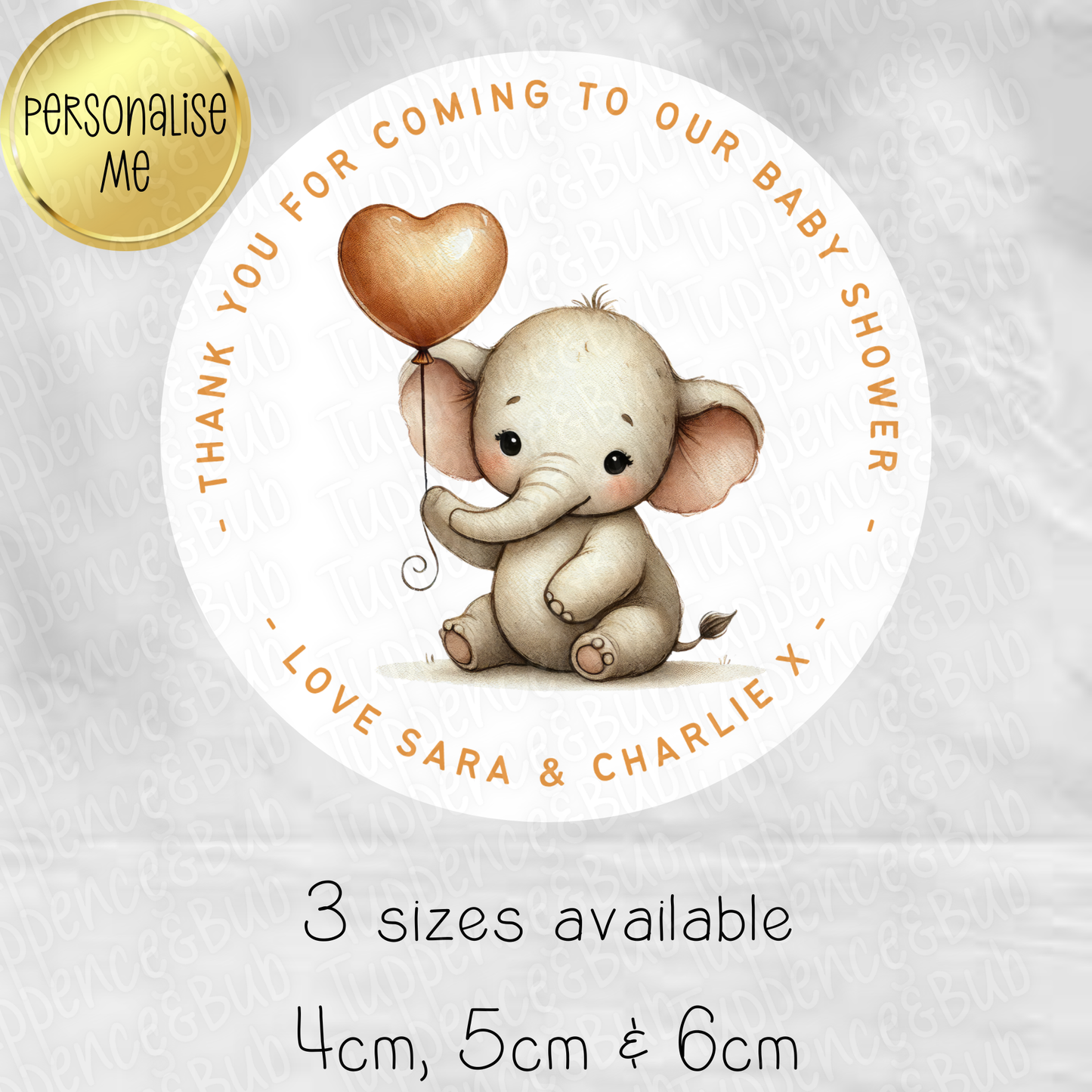 Elephant Themed Stickers