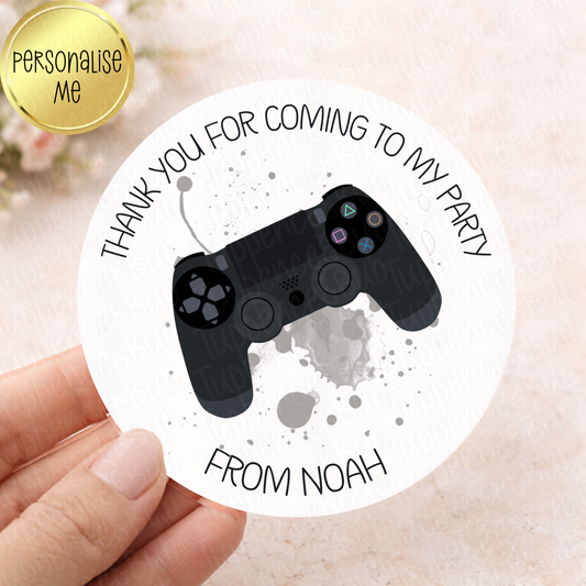 Gaming Controller Party Stickers