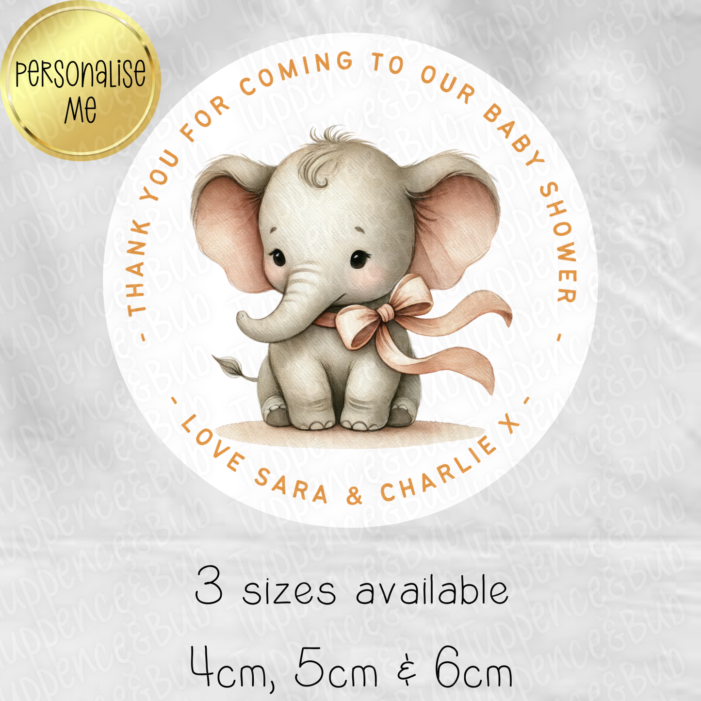 Elephant Themed Stickers