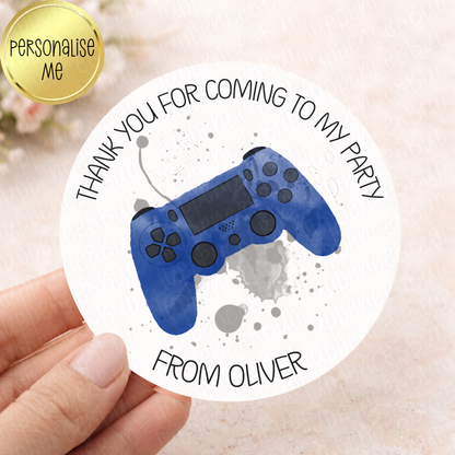 Gaming Controller Party Stickers