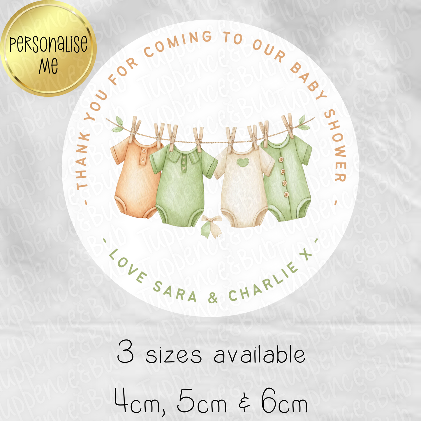 Sage Green Themed Stickers