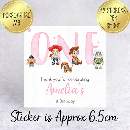 Toy Story Inspired Stickers
