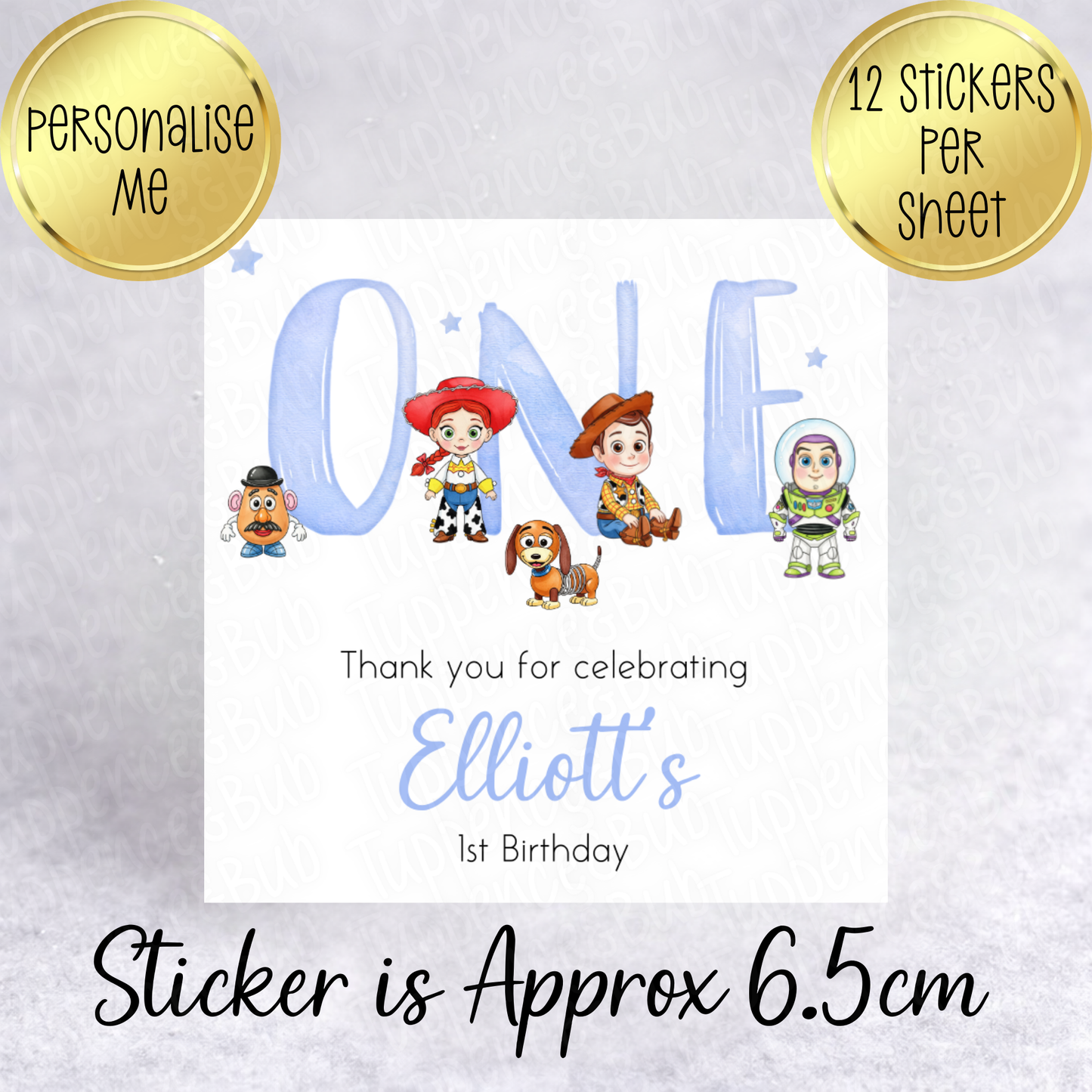 Toy Story Inspired Stickers