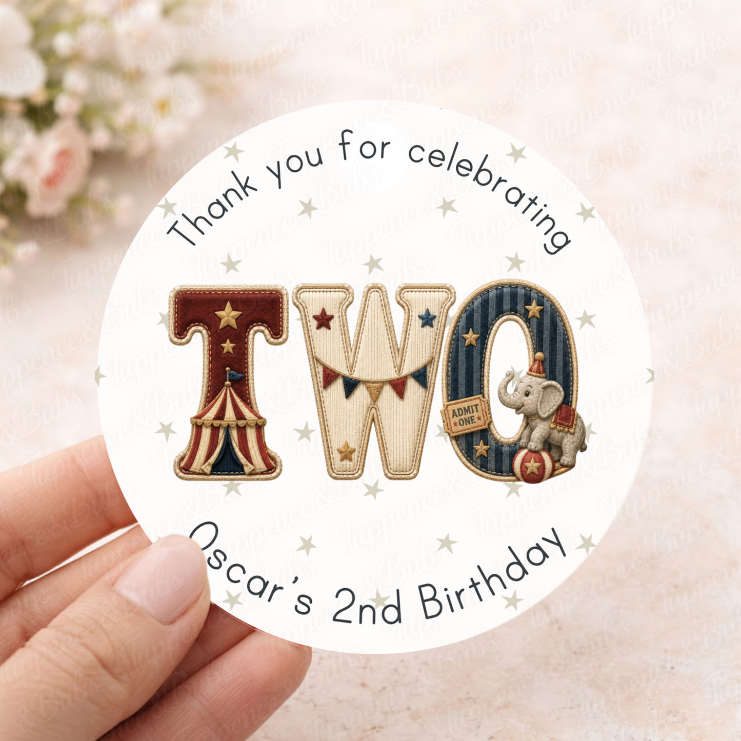 Circus Themed Stickers