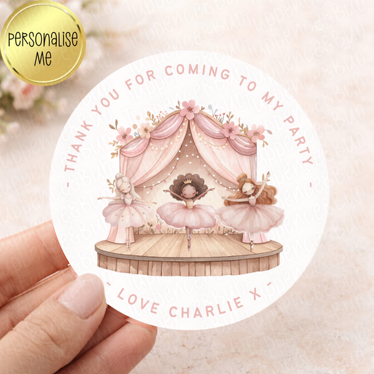 Ballerina Themed Stickers