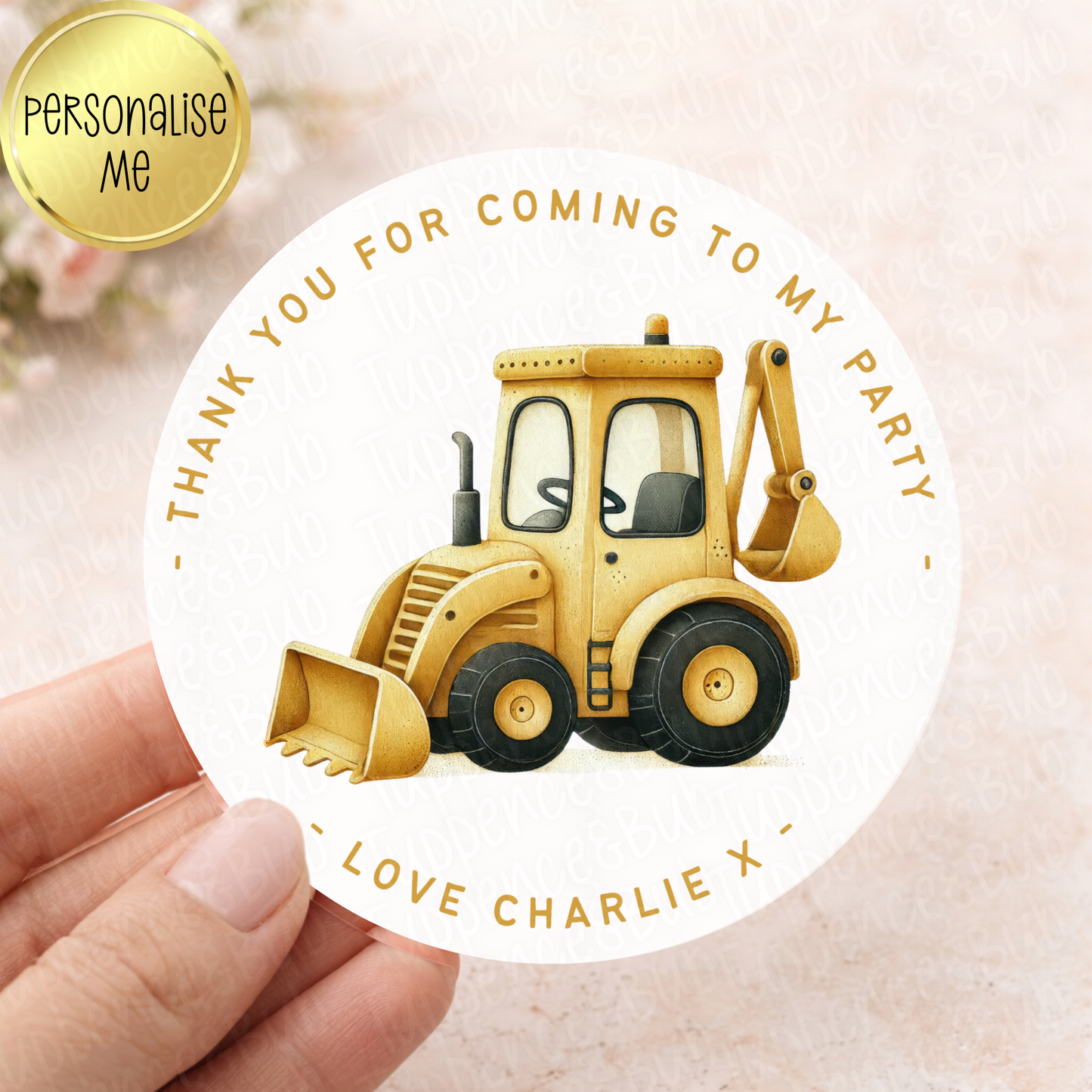Construction Themed Stickers