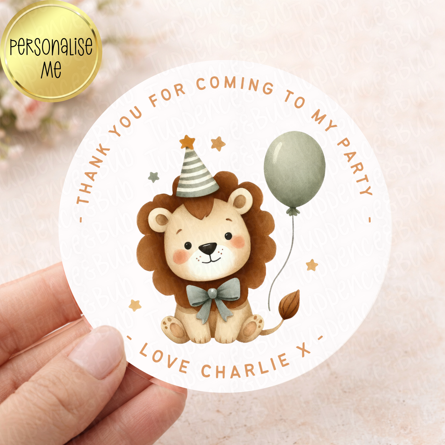 Lion Themed Stickers