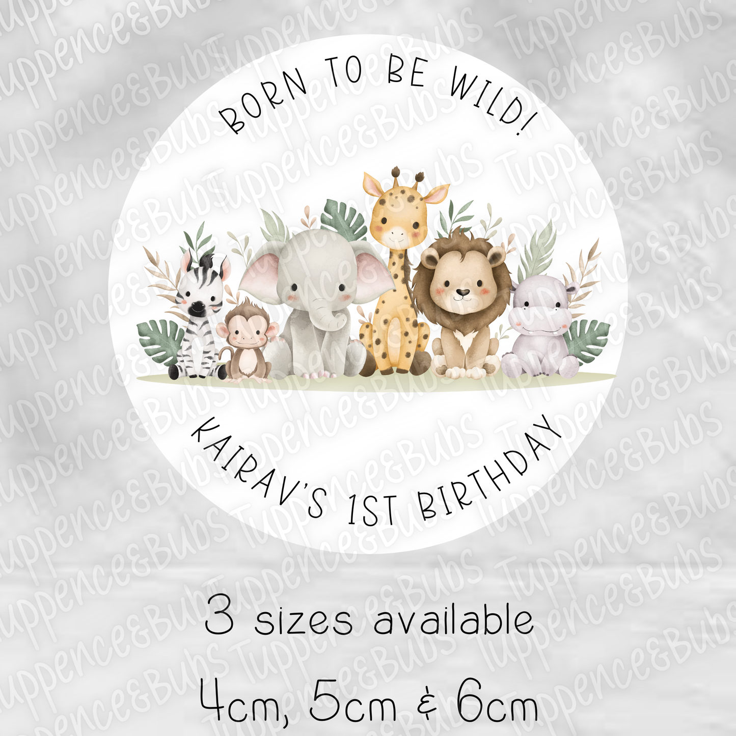 Safari Themed Stickers