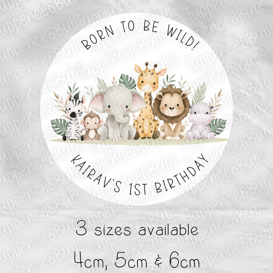 Safari Themed Stickers