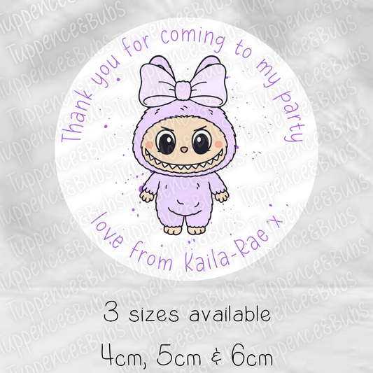 Monster Doll Themed Stickers