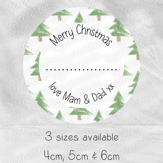 Christmas Themed Gift Labels - 3 Designs