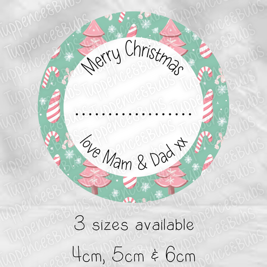 Christmas Themed Gift Labels - 3 Designs