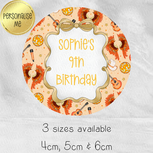 Show Girl Themed Stickers - 3 Designs