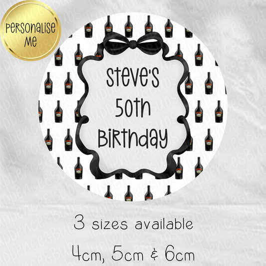 Irish Cream Themed Stickers