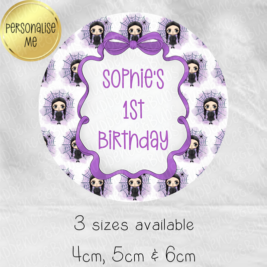 Wednesday Themed Stickers