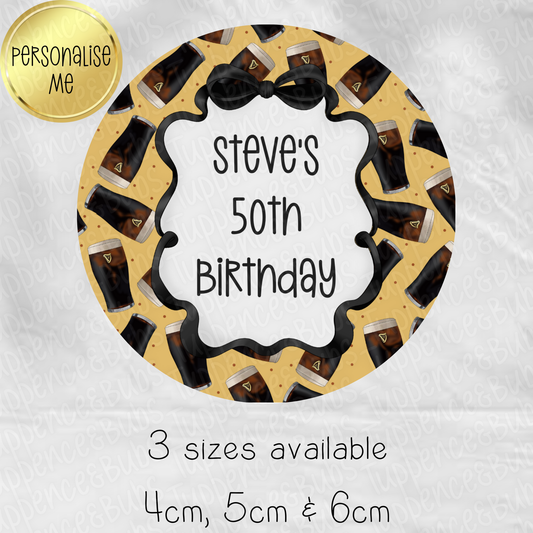 Guinness Themed Stickers