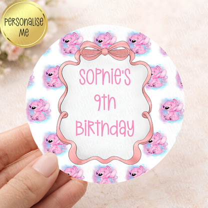 Stitch Themed Stickers - 3 Designs