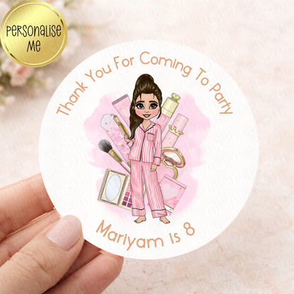 Beauty P Louise Inspired Stickers - Any Age - Any Wording