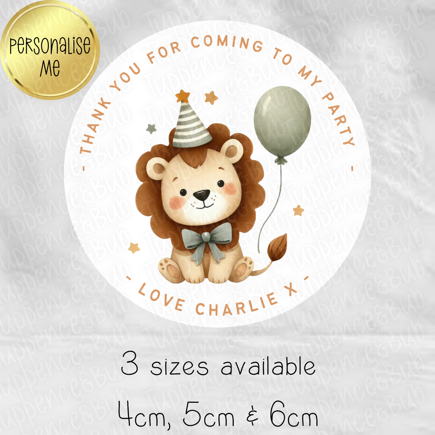 Lion Themed Stickers