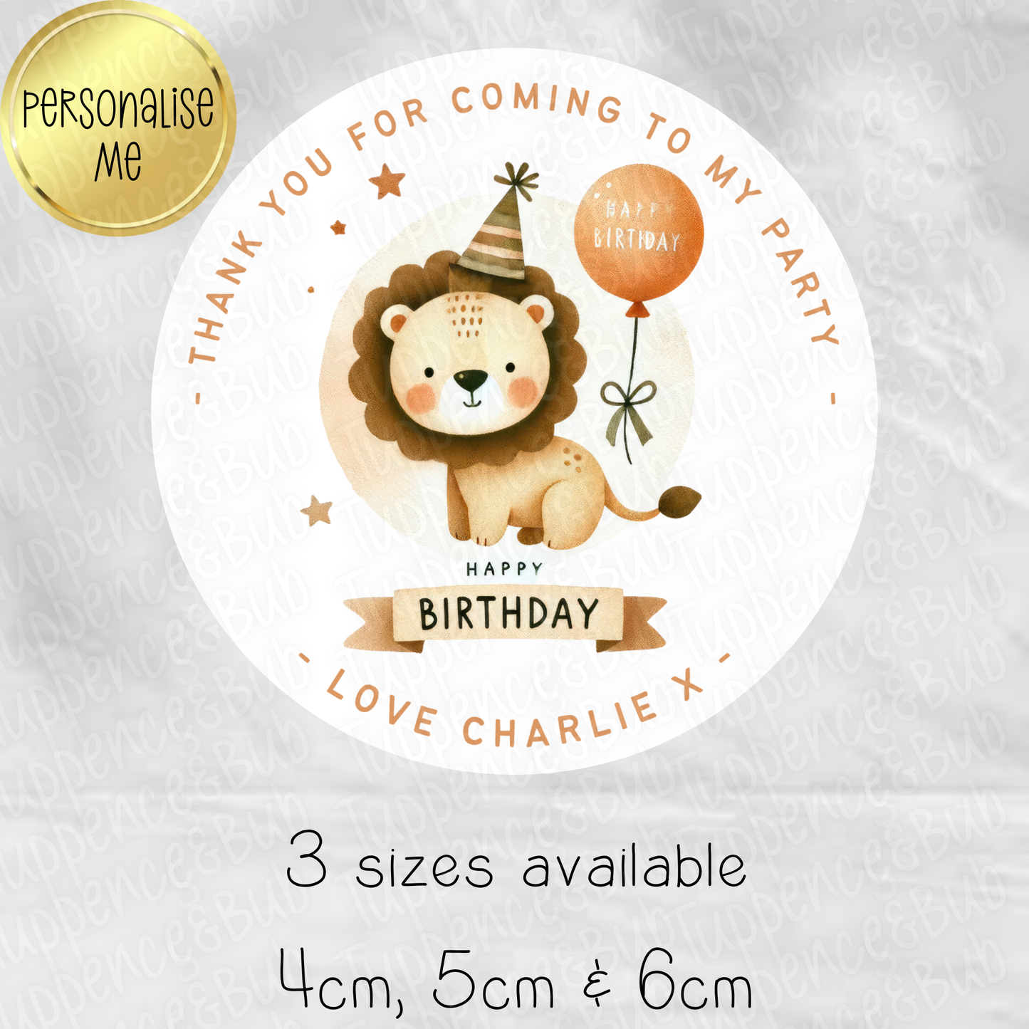 Lion Themed Stickers