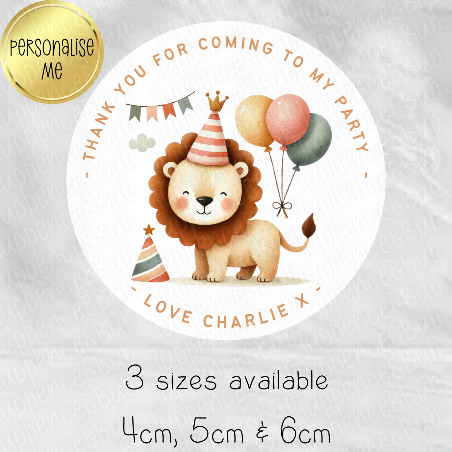 Lion Themed Stickers