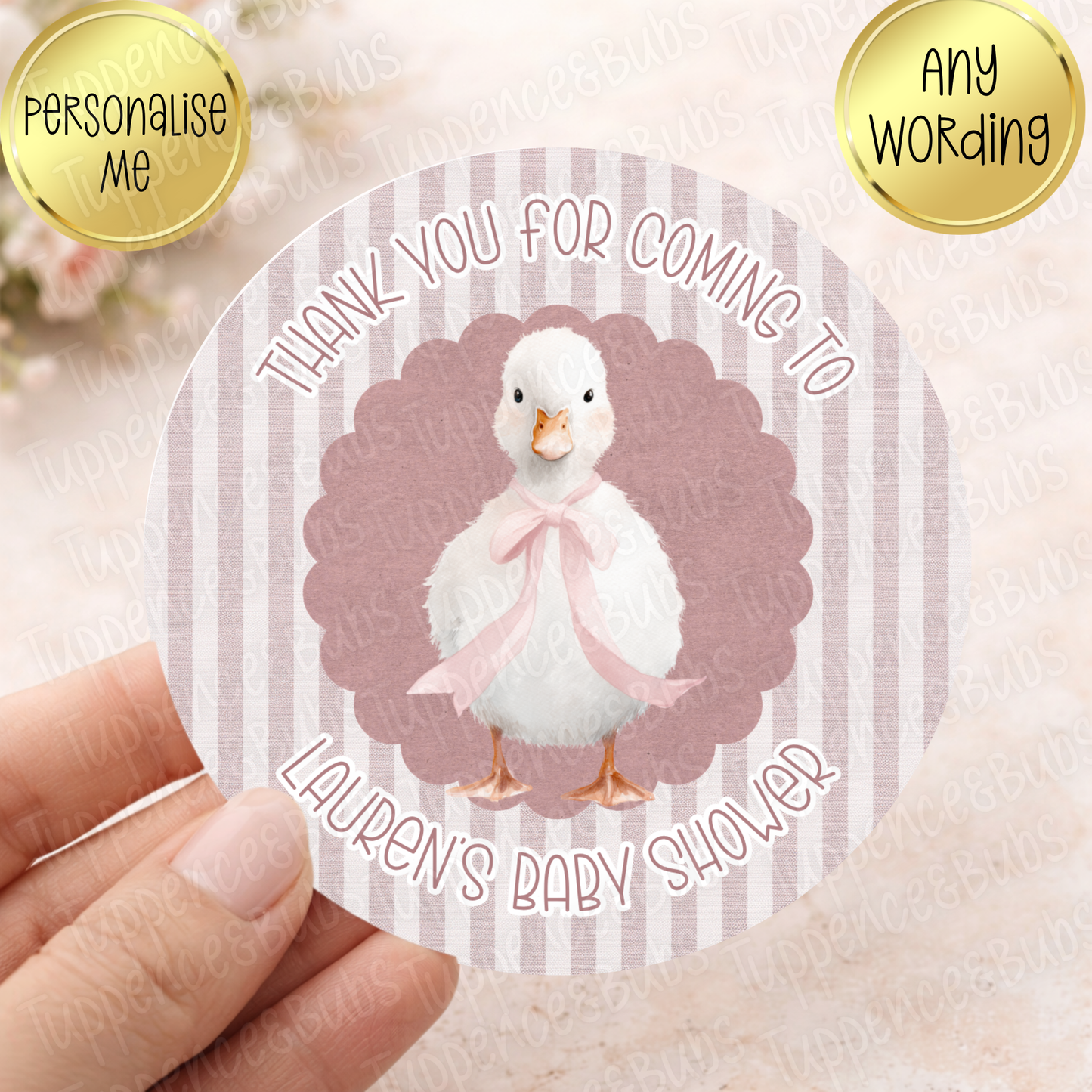 Duck Themed Baby Stickers