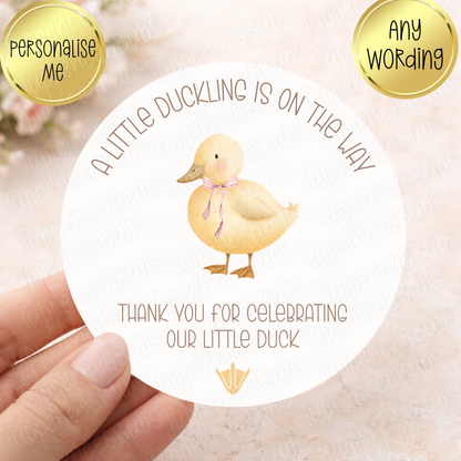 Duck Themed Baby Stickers