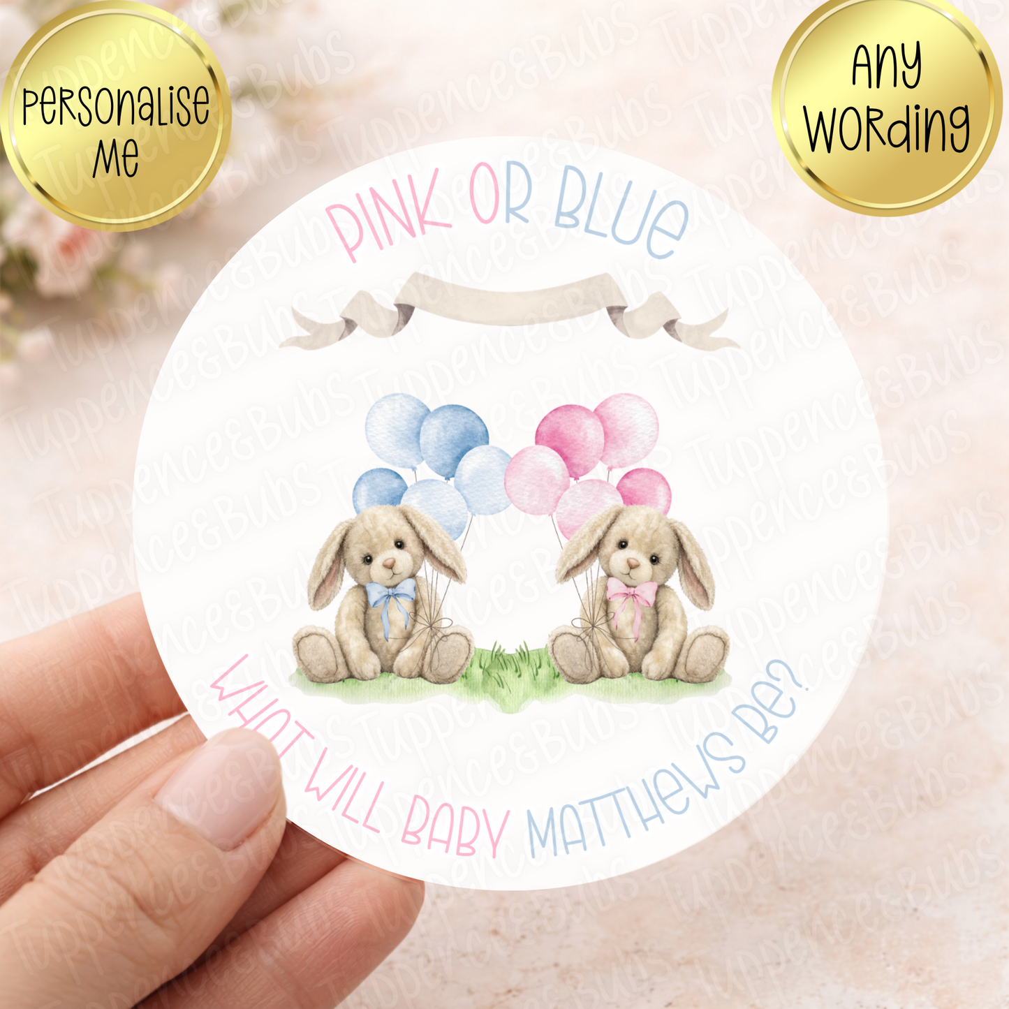 Gender Reveal Stickers