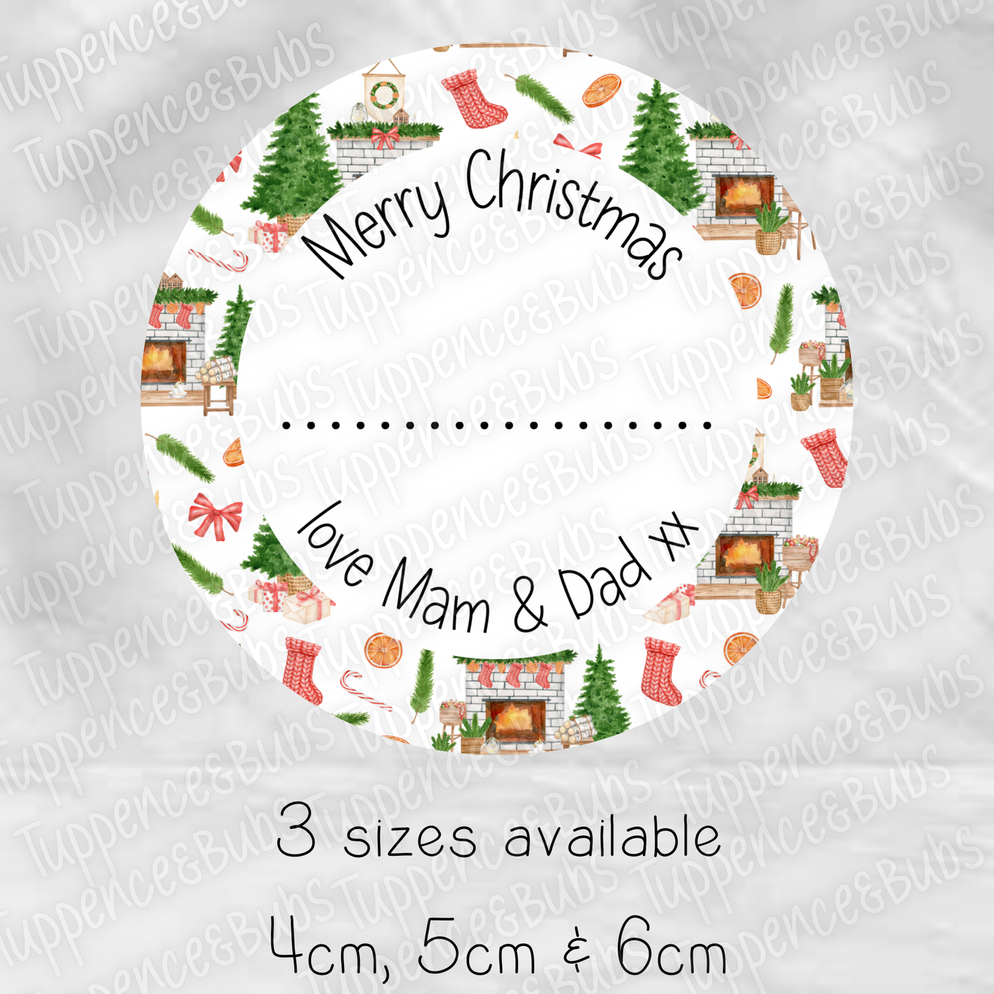 Christmas Themed Gift Labels - 3 Designs