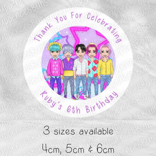 Music Inspired Stickers