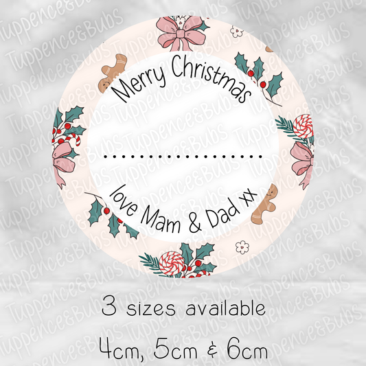 Christmas Themed Gift Labels
