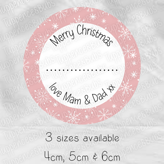 Christmas Themed Gift Labels
