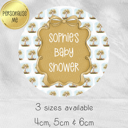 Pooh Bear Themed Stickers