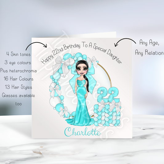 Tiffany Inspired Birthday Card