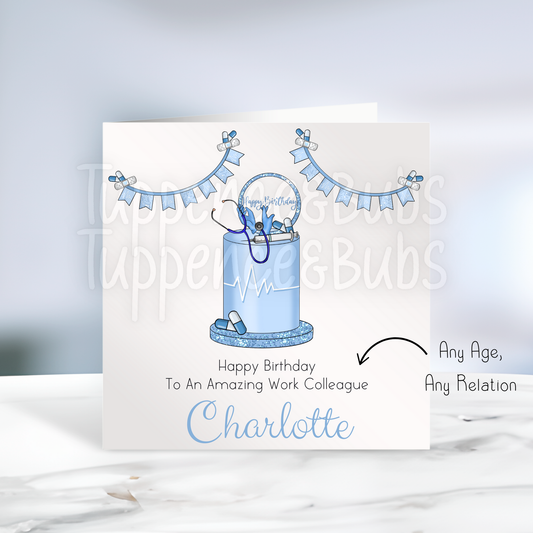 Nurse Inspired Card - Birthday - Leaving