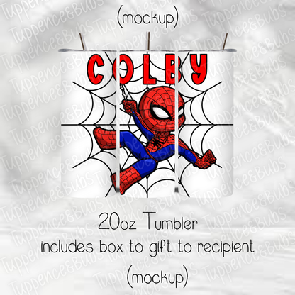Spiderman Themed tumbler