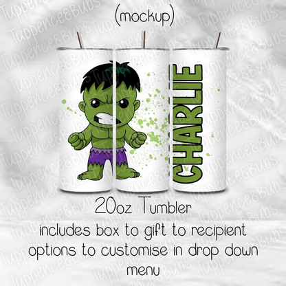 Hulk Inspired Tumbler