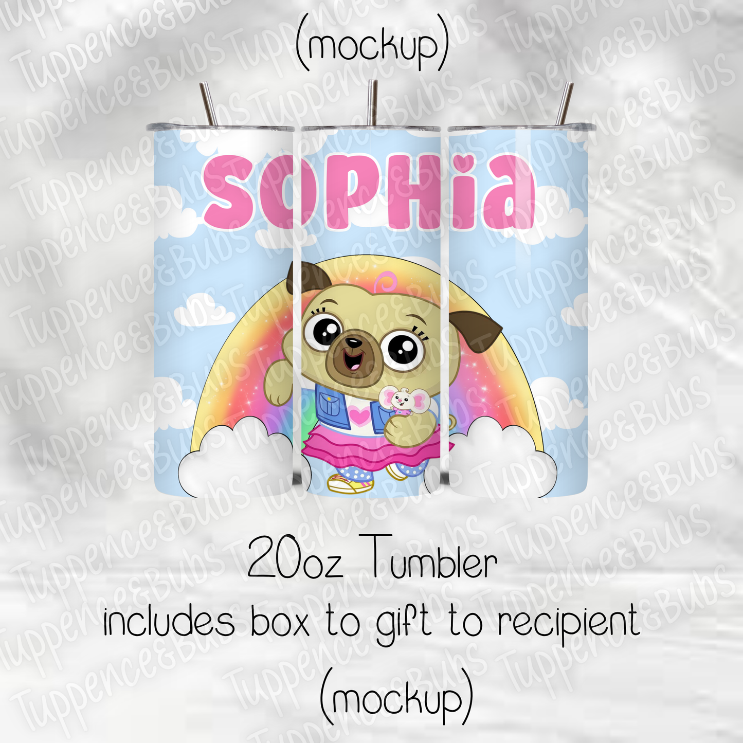 Chip & Potato Themed 20oz Tumbler