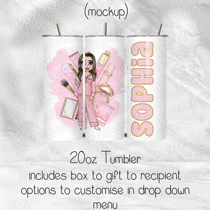 Make Up inspired Tumbler