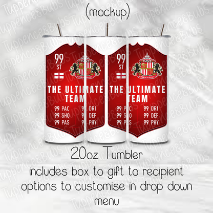 Football Team Themed Tumbler - Any Team - 5 Shields
