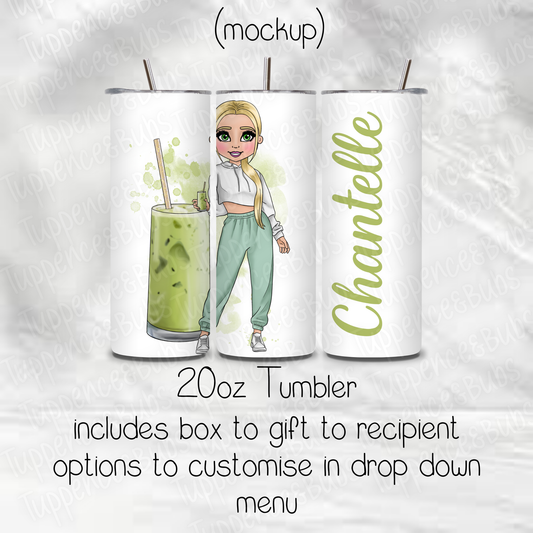 Mocha Themed Tumbler - 20oz